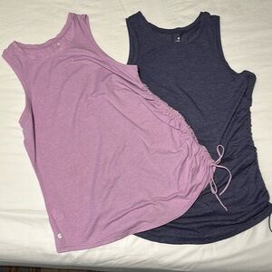 Two (2) for One (1) Workout Activewear Tank Tops Size Large